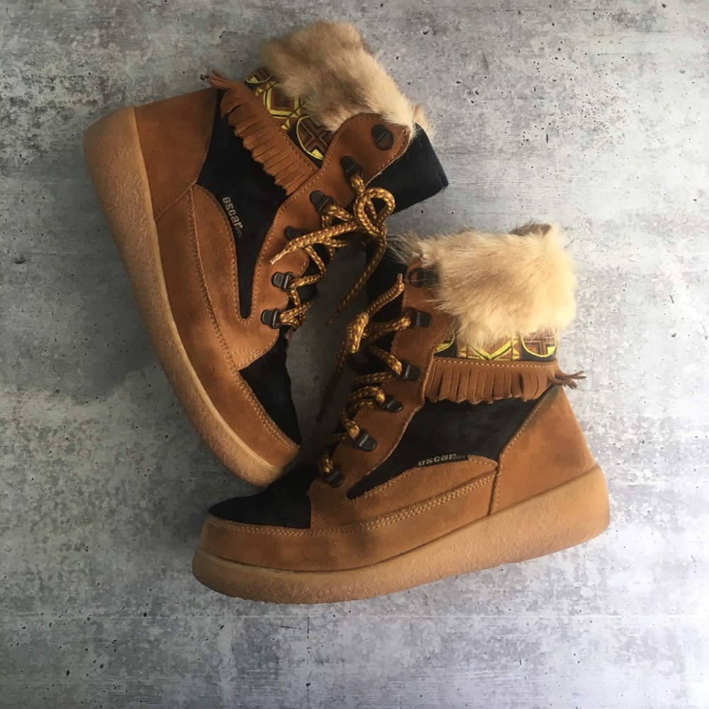 Like new Oscar sport short apres ski fur, italy
